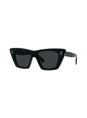 CELINE 女士眼镜 CL40187I01A AW2025 黑色 有色镜片方框太阳眼镜