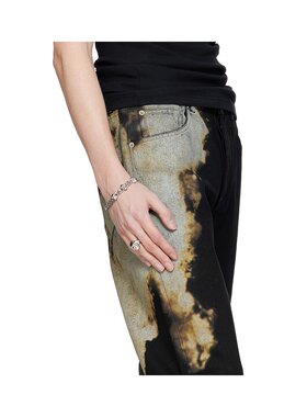 1h可退 潮奢 mcqueen 亚历山大 麦昆 男士 银色 Skull Chain 手链