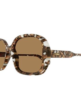 1h可退 潮奢 Chloe 蔻依 女士 徽标太阳镜 CH0222S