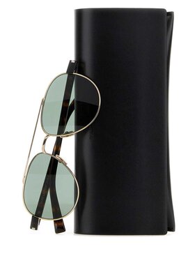 1h可退 潮奢 Saint Laurent 圣罗兰 男士 Eyewear 飞行员太阳镜 8