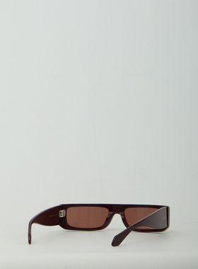 ALAIA 女士太阳镜 AA4E7009S001300 AW2026 酒红色 Rectangular m