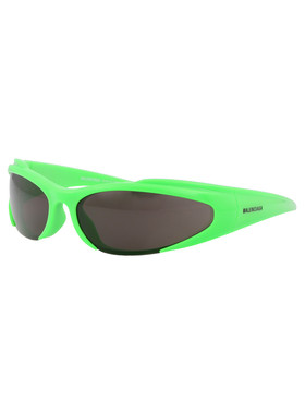 BALENCIAGA 女士眼镜 BB0253S005 SS2025 绿色 Sunglasses