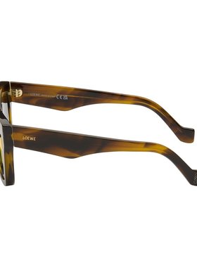 1h可退 潮奢 LOEWE 罗意威 男士 棕色 Cinema Double Layer 太阳