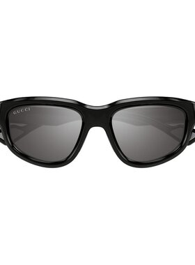 GUCCI 男士太阳镜 GG1622S001 AW2024 黑色 几何框太阳镜古驰眼镜