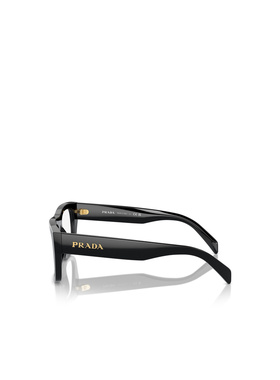 1h可退 PRADA 女士太阳镜 PRA17V16K1O1 AW2024 黑色 徽标平光镜