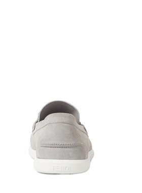 FENDI 男士商务休闲鞋 7D1717QK9F1SID SS2025 灰色 O'Lock 乐福