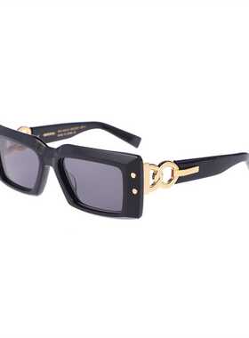1h可退 BALMAIN 女士眼镜 BPS145A53BLKGLD AW2025 黑色