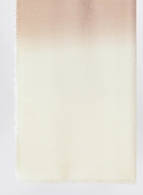 LOEWE 女士围巾 FSA2SS8W02WO2140 AW2026 浅棕色 【付后1h可退】