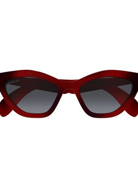 GUCCI 女士太阳镜 GG1931S002 CO 红色古驰 太阳镜几何框