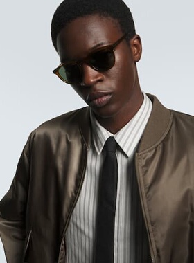 潮奢 Saint Laurent 圣罗兰 男士 SL 28 圆形太阳眼镜