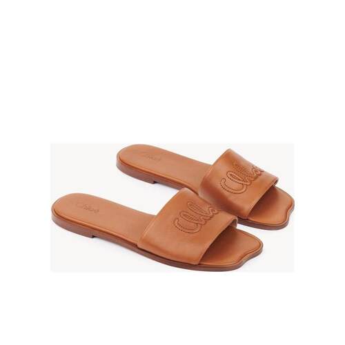 CHLOÉ 女士凉鞋 CH25A12LPI27T SS2026 花色 Soleil 拖鞋 - 图3