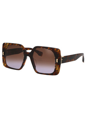 FENDI 男士太阳镜 FE40036U55F AW2025 棕色 FENDI Sunglasses