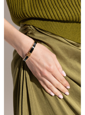 TORY BURCH 女士手链手镯 1764920720 CO 黑色 Bracelet with log