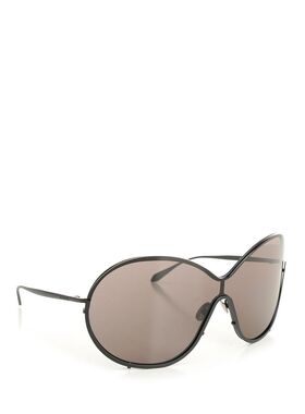ALAIA 女士太阳镜 AA0100S001 SS2026 黑色 SUNGLASSES WOMAN MET
