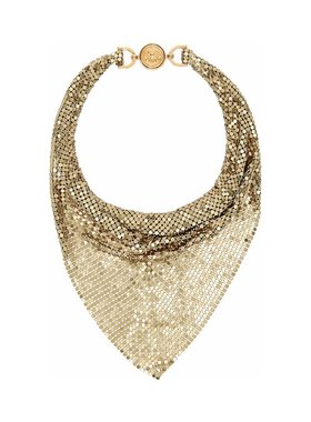 1h可退 潮奢 versace 范思哲 女士 Metal Mesh Bandana 项链 1020