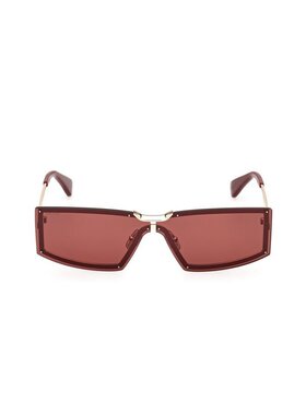 MAX MARA 女士眼镜 MM011832S AW2025 粉红色 徽标太阳镜