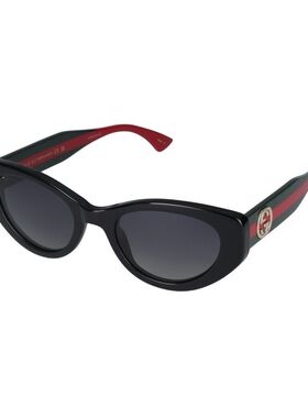 GUCCI 女士太阳镜 GG1862S005 SS2025 黑色 古驰猫眼框太阳镜眼镜