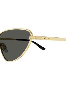 GUCCI 女士太阳镜 GG1879S001 SS2025 黑色 猫眼框太阳镜古驰