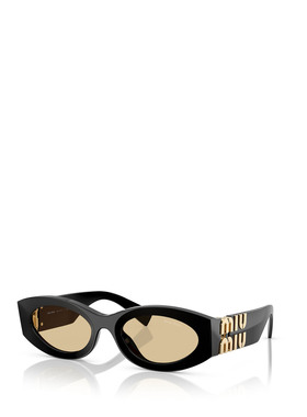 1h可退 潮奢 Miu Miu 缪缪 女士 眼镜椭圆形镜框全框太阳镜 MU11W