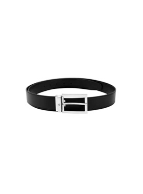 MONTBLANC 万宝龙皮带 商务休闲男士矩形针扣板扣可裁剪腰带 3.5c
