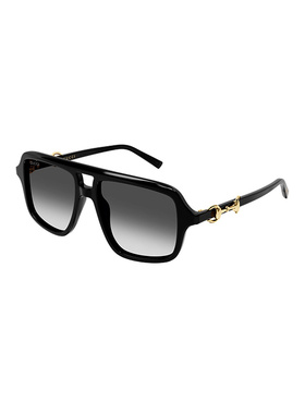 GUCCI 女士眼镜 GG2052S007 SS2026 黑色 全框太阳镜古驰配饰