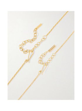 1h可退 潮奢 Completedworks 女士 镀金珍珠项链(两件套) P199R22