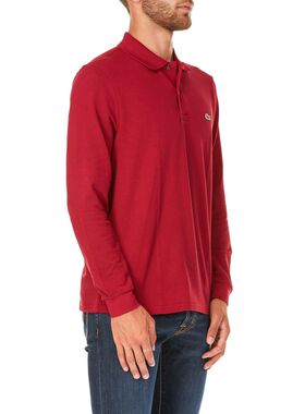 1h可退 LACOSTE 男士T恤 L1312476 AW2023 酒红色 LACOSTE MEN'S