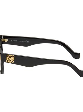 1h可退 潮奢 LOEWE 罗意威 女士 黑色 Anagram 眼镜 LW50096IW470