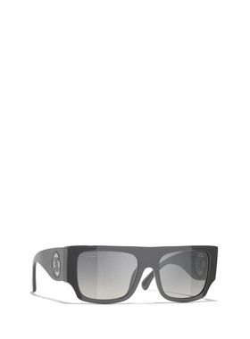 CHANEL 女士眼镜 CH55491813S8 CO 灰色 全框太阳镜