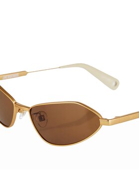 JACQUEMUS 女士眼镜 JAC68C1SUN SS2025 棕色太阳镜