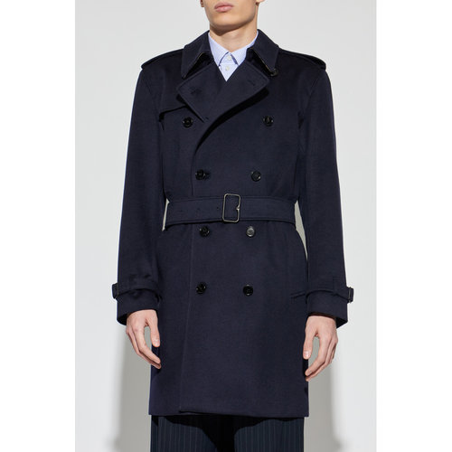 香港直邮BURBERRY 男士大衣 SS2026 8113170A1222NAVY黑色外套 - 图2