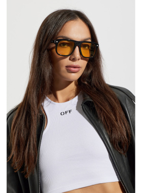 OFF-WHITE 男士太阳镜 OERI14Q0561018 CO 黑色 Sunglasses