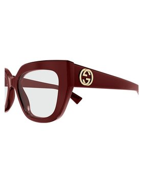 GUCCI 女士眼镜 18CW58G0A15975 SS2025 红色 Gucci Gg1847O Line