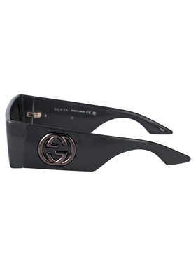 GUCCI 女士眼镜 GG1646S006 SS2025 古驰 全框灰色太阳镜