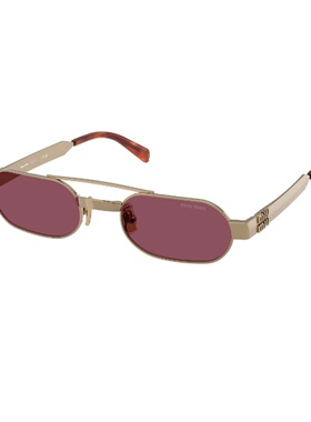 MIU MIU 女士眼镜 MUB52S7OE30Y SS2026 红色 全框太阳镜
