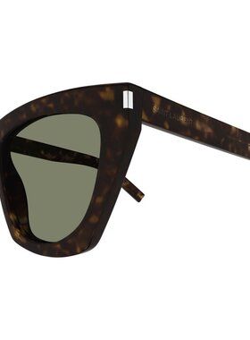 SAINT LAURENT 女士眼镜 SL214KATE033 CO 黑色 徽标太阳镜