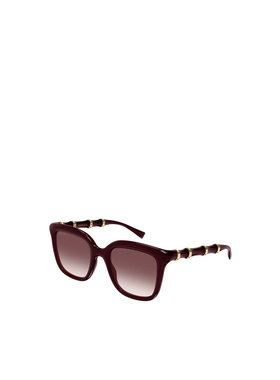 GUCCI 女士眼镜 GG2058S003 SS2026 棕色几何框 太阳镜配饰古驰