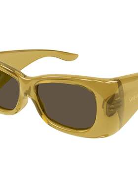 SAINT LAURENT 男士眼镜 SL901HOWL011 SS2026 棕色