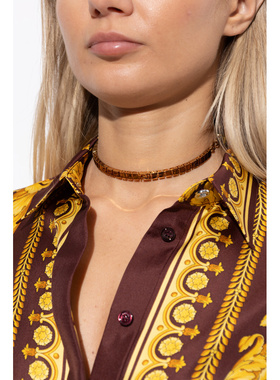 VERSACE 女士项链 10233801A006203J000 SS2026金色吊坠