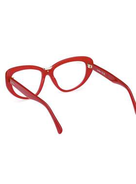 1h可退 MAX MARA 女士眼镜 MM5109B066 SS2024 红色 MM5109-B