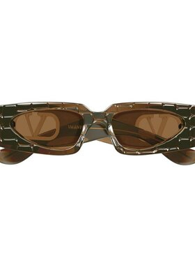 VALENTINO 女士太阳镜 VG0001S006 CO 棕色 全框【付后1h可退】