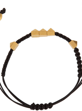 VALENTINO 男士手链手镯 WY2J0N63PFK0NO AW2022 黑色手环