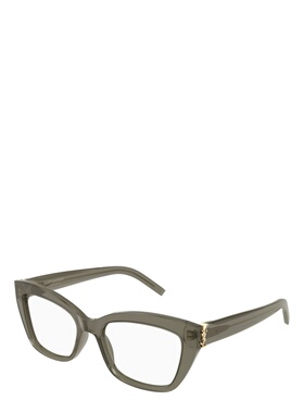 SAINT LAURENT 女士眼镜 SLM117008 SS2026 绿色 全框平光镜