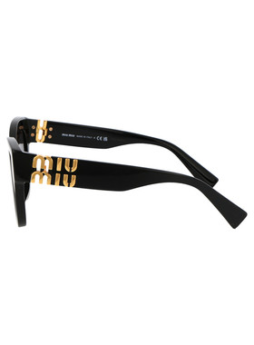 MIU MIU 女士太阳镜 0MU01YS1AB5D1 SS2025 黑色