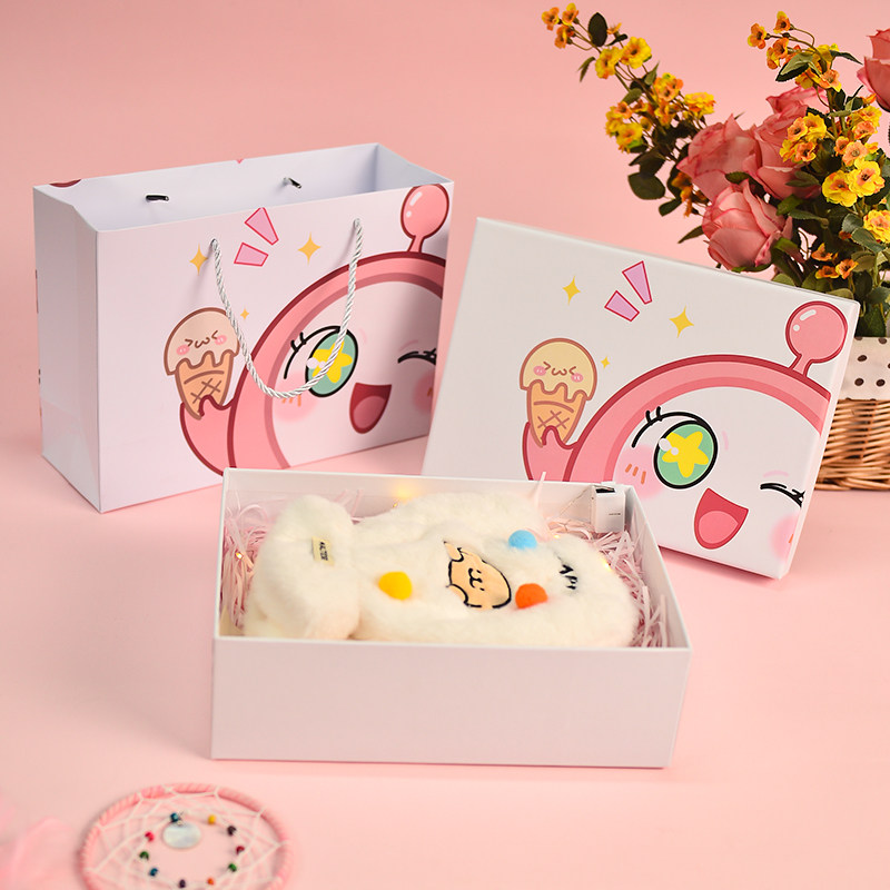 蛋仔派对生日礼物蛋仔派对生日礼物盒空盒送女友男生仪式感装口红围巾伴手礼包装盒