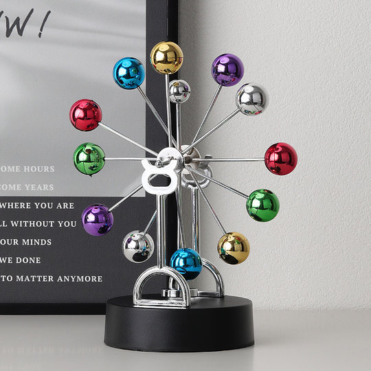 简约现代客厅电视柜酒柜装饰品摆件创意旋转摩天轮摆设高级感礼物