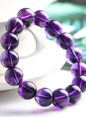 追梦阁紫水晶单圈手串一物一图