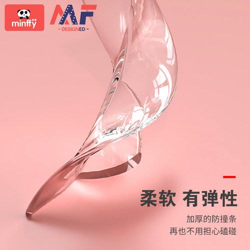 透明防撞条墙角护角条包边家用儿童防磕碰贴桌角软硅胶婴儿宝宝 - 图2