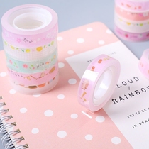 6 clothes transparent adhesive tape small number of students amending the wrong word adhesive tape office supplies hand ripping narrow rubberized fabric transparent glue