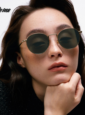 【】Fakeme 板材椭圆框gossip/热巴同款金属框B35T